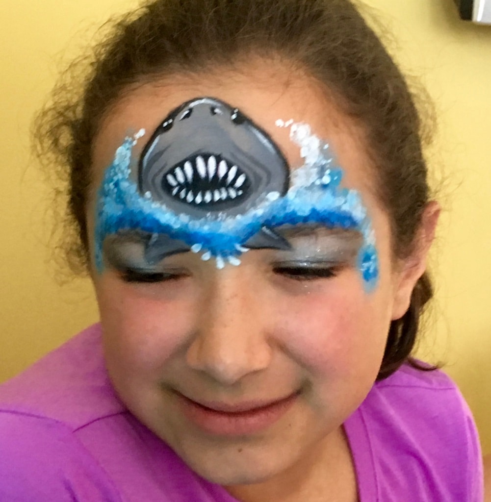 Skull full face paint