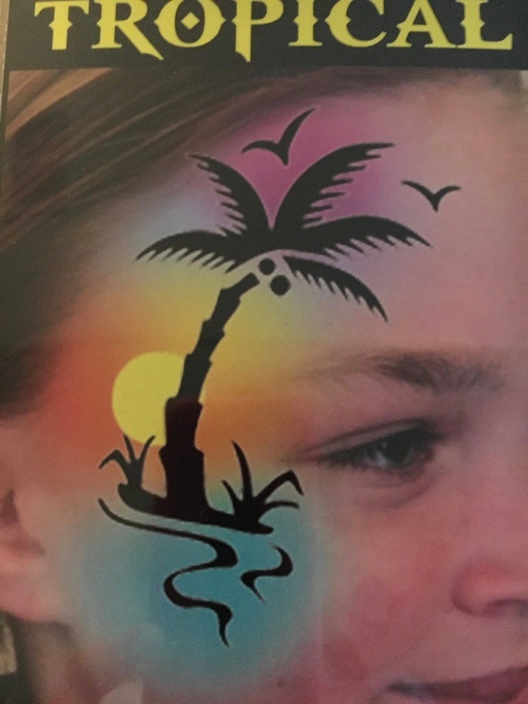 Airbrush Face Painting